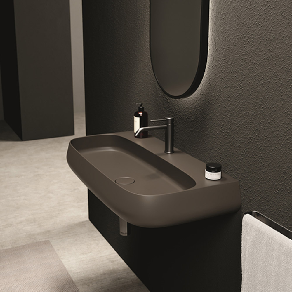 Lavabo in ceramica 90x45 Nur Alice Ceramica