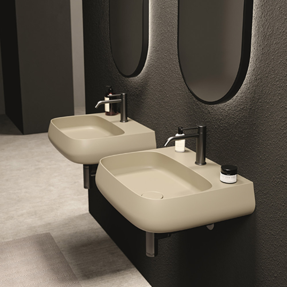 Lavabo in ceramica 55x45 Nur Alice Ceramica