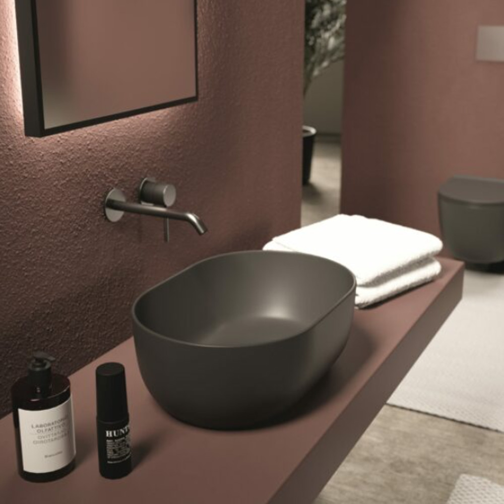 Lavabo da appoggio 45x31 Unica Alice Ceramica