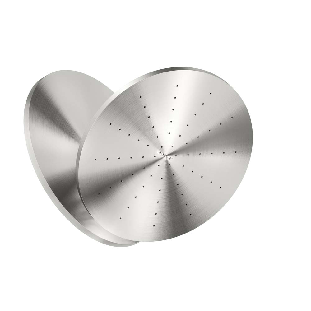 Soffione tondo in acciaio Doc Neve