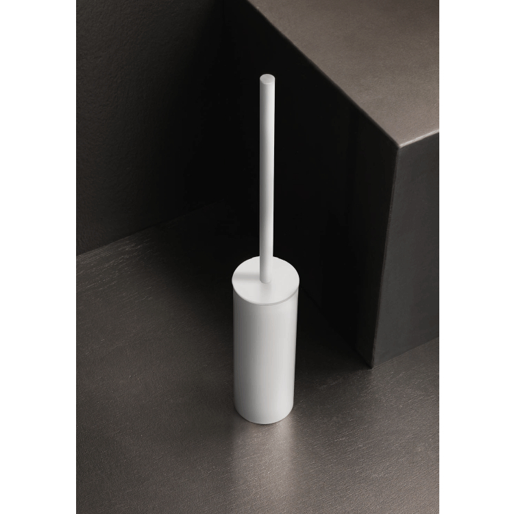 Porta scopino in acciaio verniciato Stiff Black/white Oml