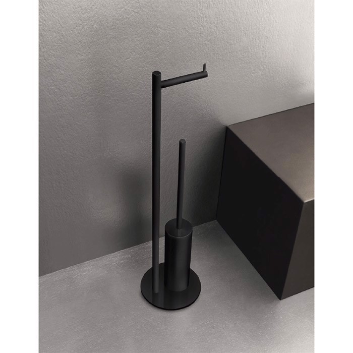 Piantana bagno Stiff Black/white OML