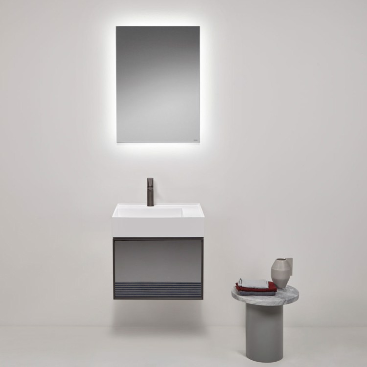 Mobile bagno con cassettone in vetro Monoblocchi antoniolupi