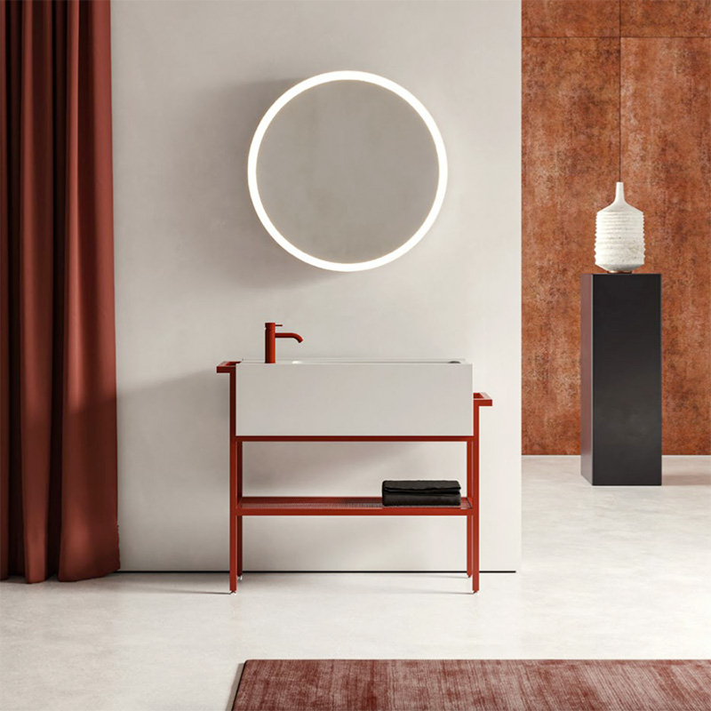 Lavabo in calcestruzzo Elledue Moab80