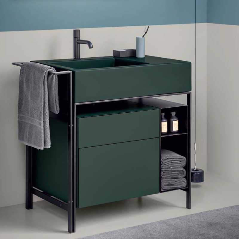 Mobiletto Bagno Narciso Mini Ceramica Cielo