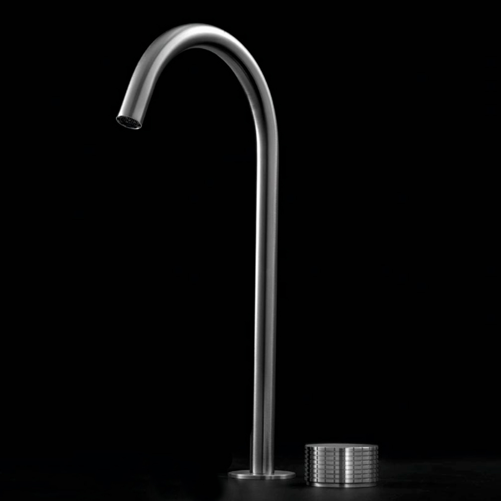 Miscelatore lavabo da appoggio con canna alta Kronos Linki