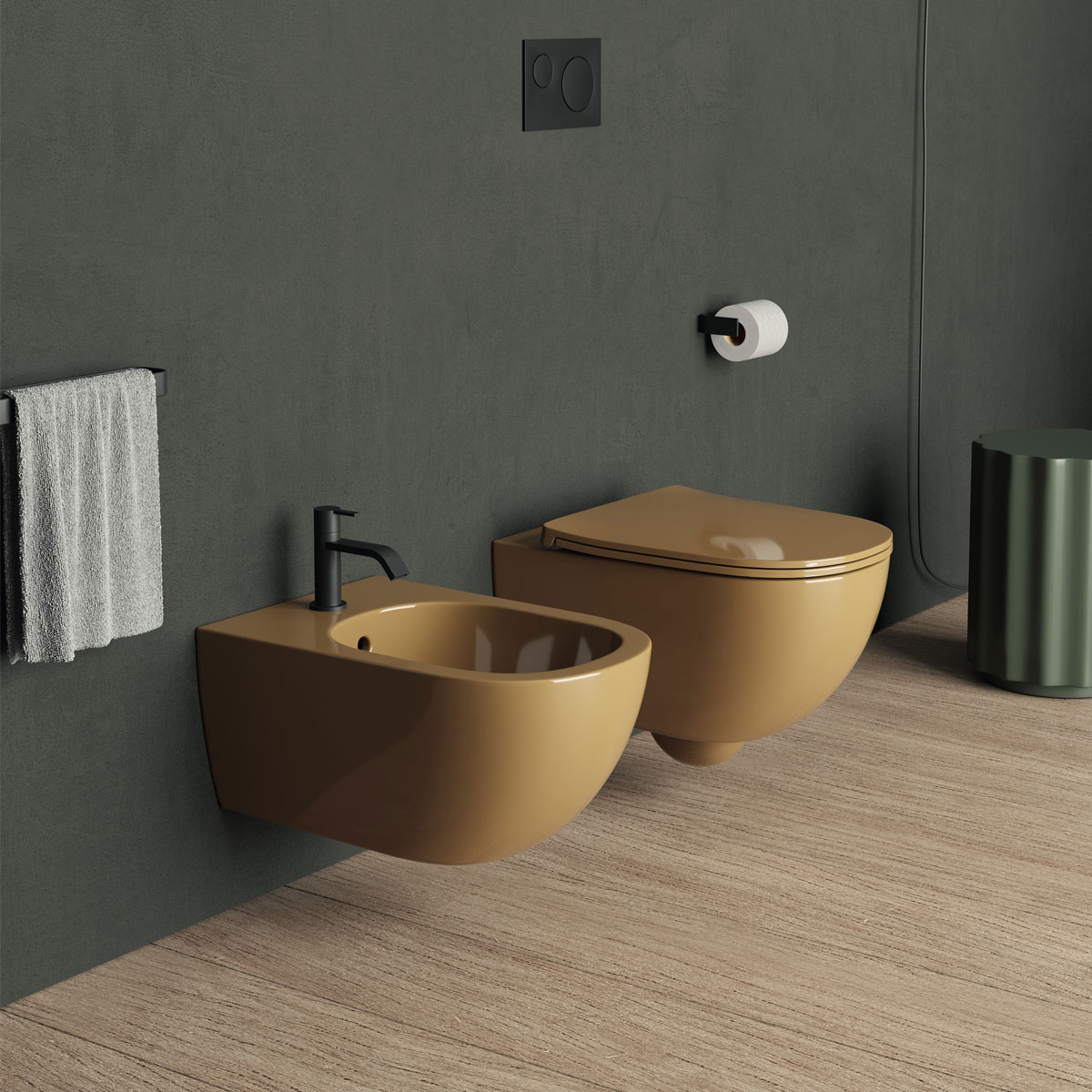 Wc sospeso senza brida Pin Nic Design