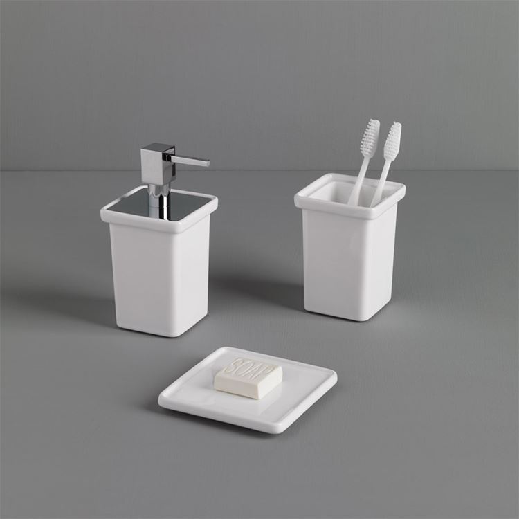 Set accessori bagno Quadrica Capannoli