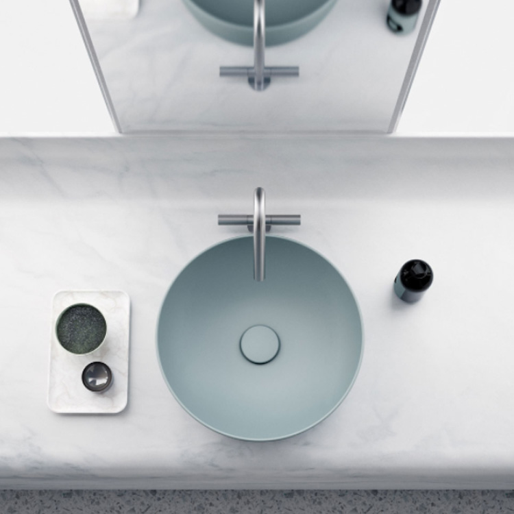 Lavabo da appoggio in ceramica Ø40 cm Color Elements GSI