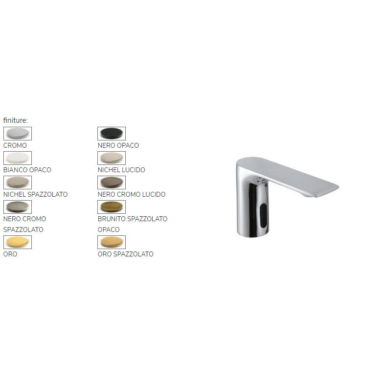 Rubinetto elettronico con fotocellula Ran Treemme