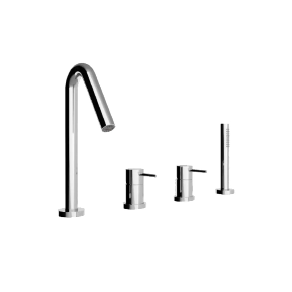 Rubinetteria vasca a quattro fori Up+ Treemme