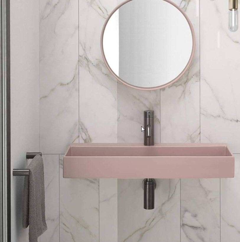 Lavabo a parete rettangolare P35 AeT Italia