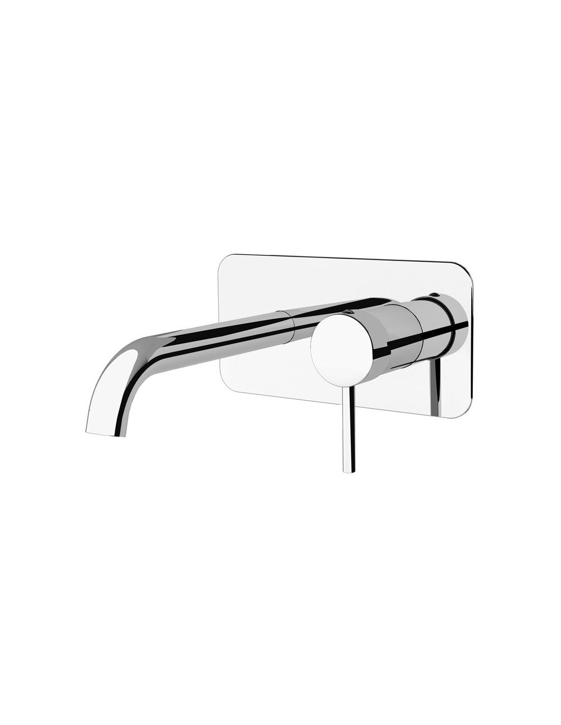 Fir Italia - Cleo 84 Miscelatore lavabo a parete completo con piastra - 84.1010.8