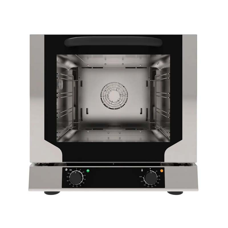 Forno a convezione compatto - 3.10 Kw. Capacità 4 teglie 42,9x34,5