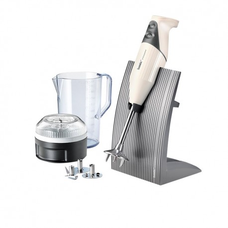 Frullatore ad immersione Bamix Swiss Line crema con accessori