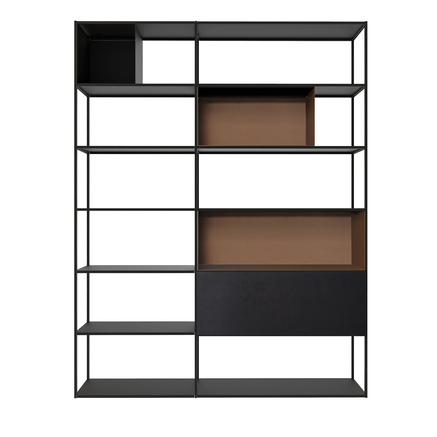 Libreria Easy Irony Black di Maurizio Peregalli #3