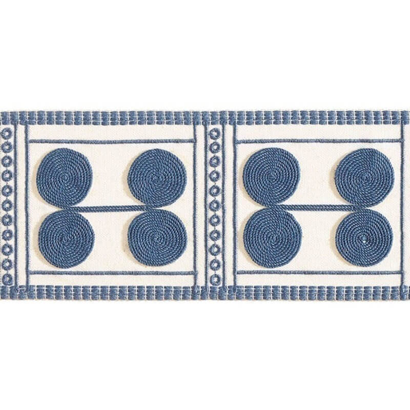 Gallone brodé Calla 75 mm Houlès