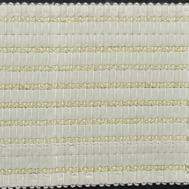 Gallone finta pelle à rayures 75 mm Houlès