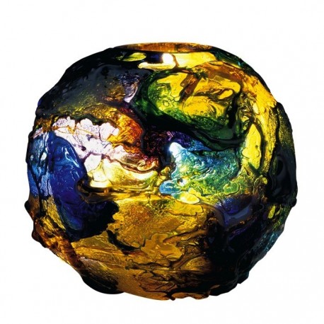 Geacolor Venini multicolore in vetro di murano cm 30