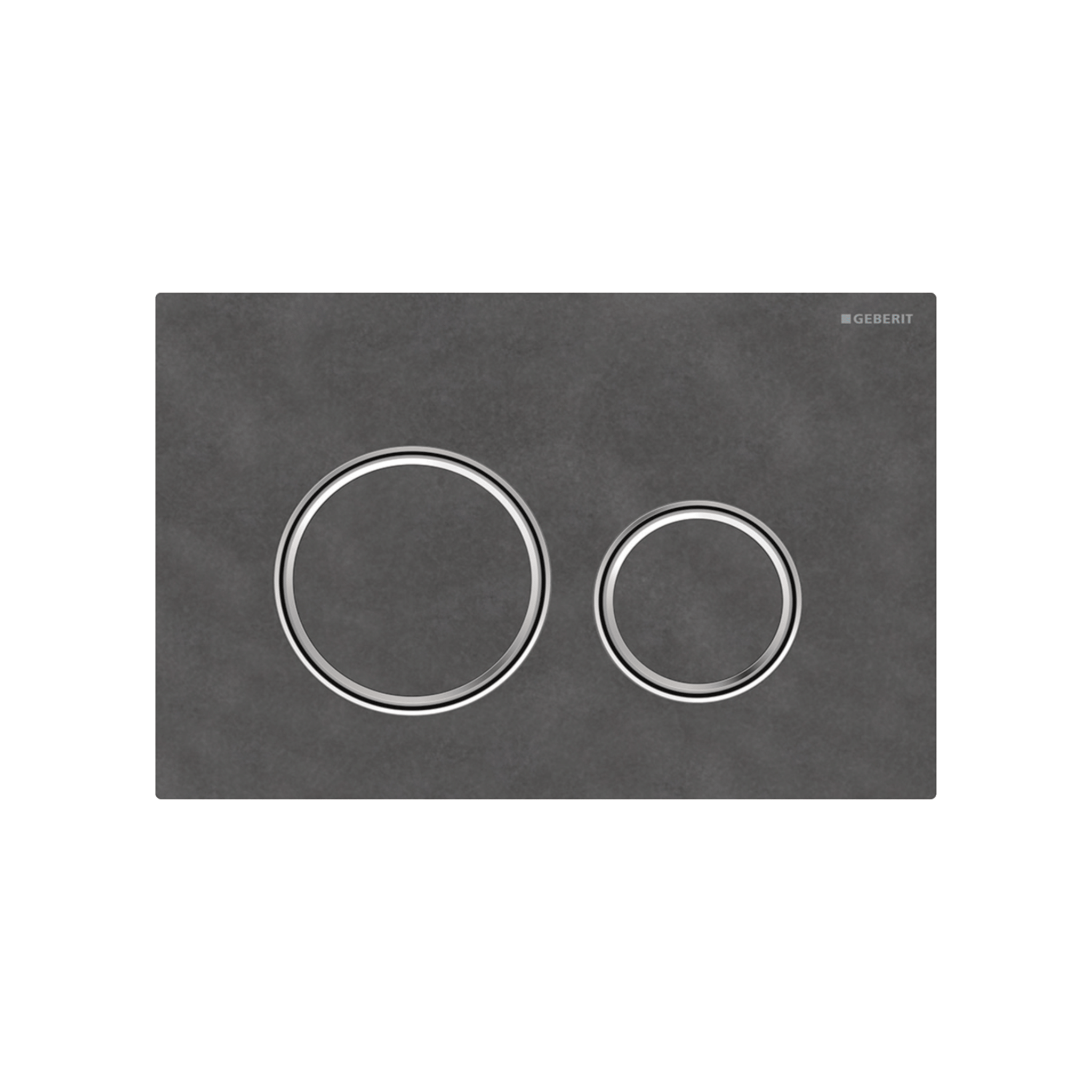 Placca Di Azionamento Doppio Pulsante Geberit "Sigma 21" Pietra Naturale/Cromo Lucido