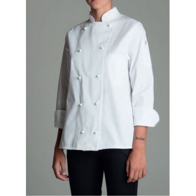 GIACCA UOMO TG XL DOPPIO PETTO BIANCA CON BOTTONI ESTRAIBILI