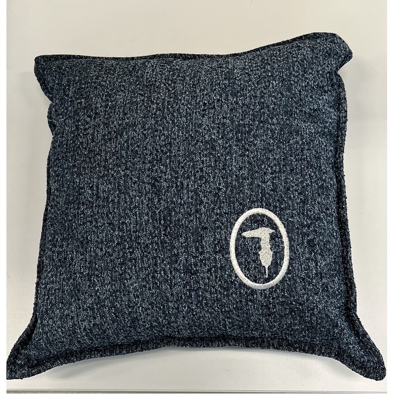 GRAINS CUSCINO ARREDO 40X40 CM. BLU TRUSSARDI