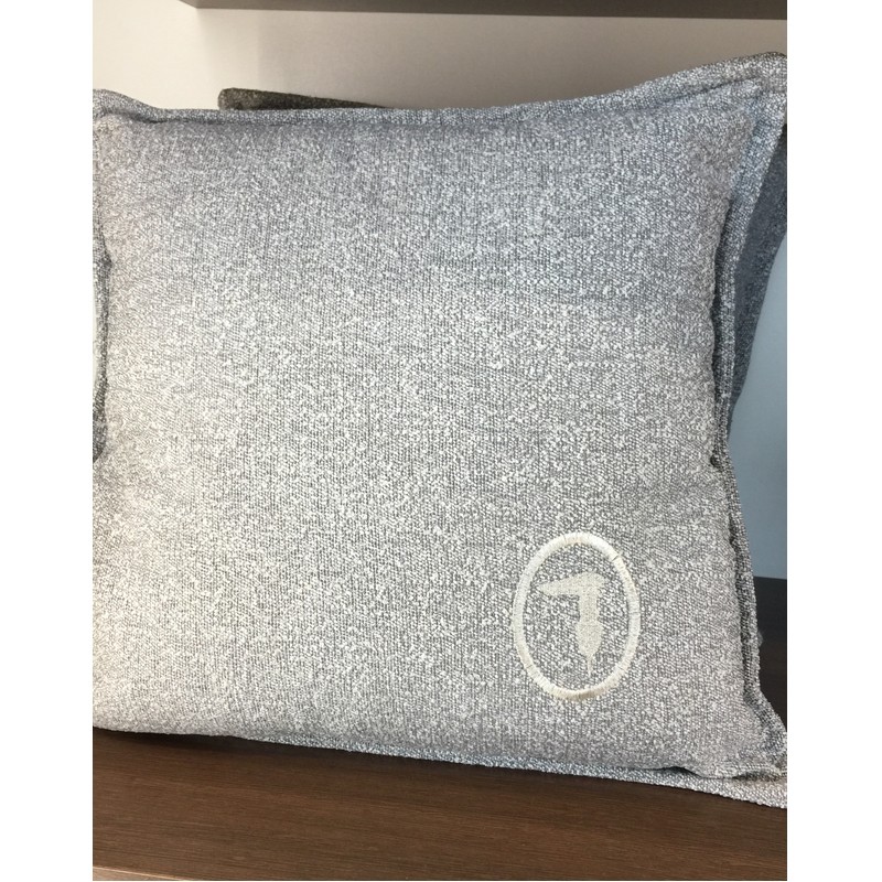 GRAINS CUSCINO ARREDO 40X40 CM. GRIGIO TRUSSARDI