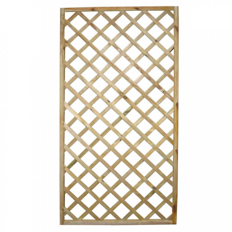 Griglia in legno pino da giardino terrazzo 90x180 cm