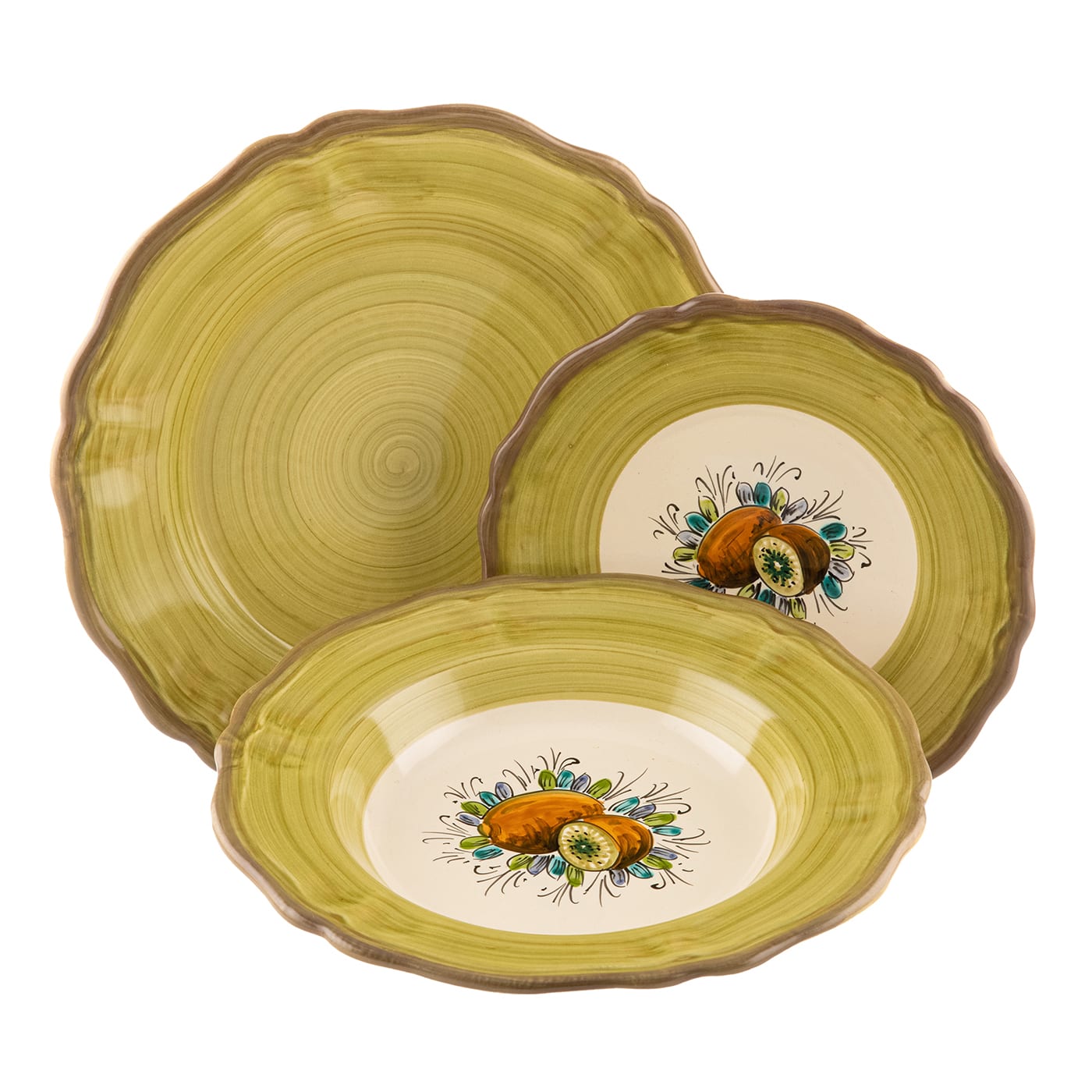 Set da pranzo colore e frutta - Kiwi