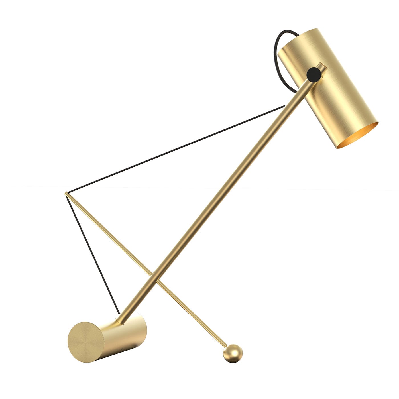 ED049 Lampada da tavolo in ottone