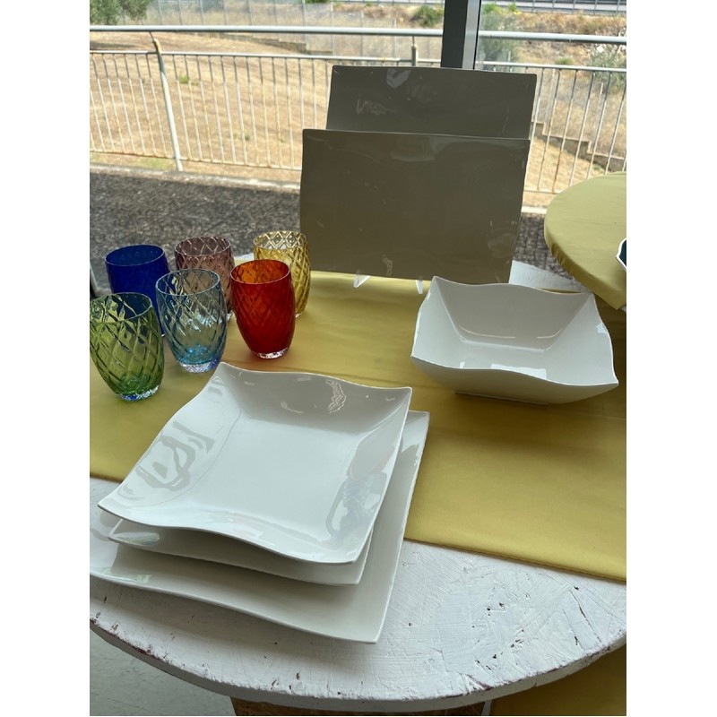 HELTON SERVIZIO PIATTI DA TAVOLA DA 39 PEZZI FADE