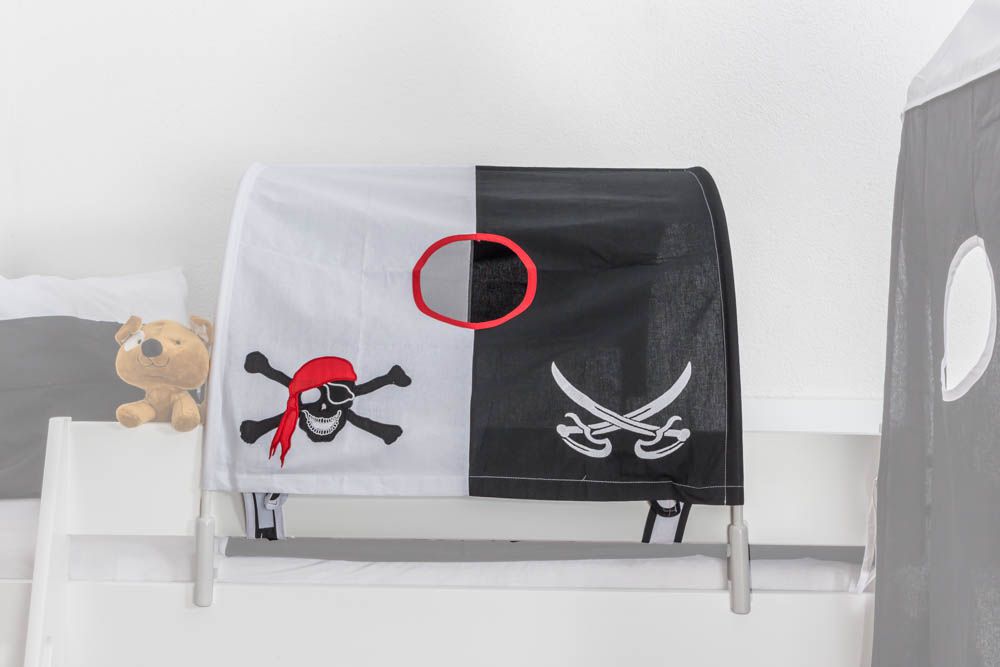 Tunnel per letti a soppalco e letti a castello - motivo: pirata