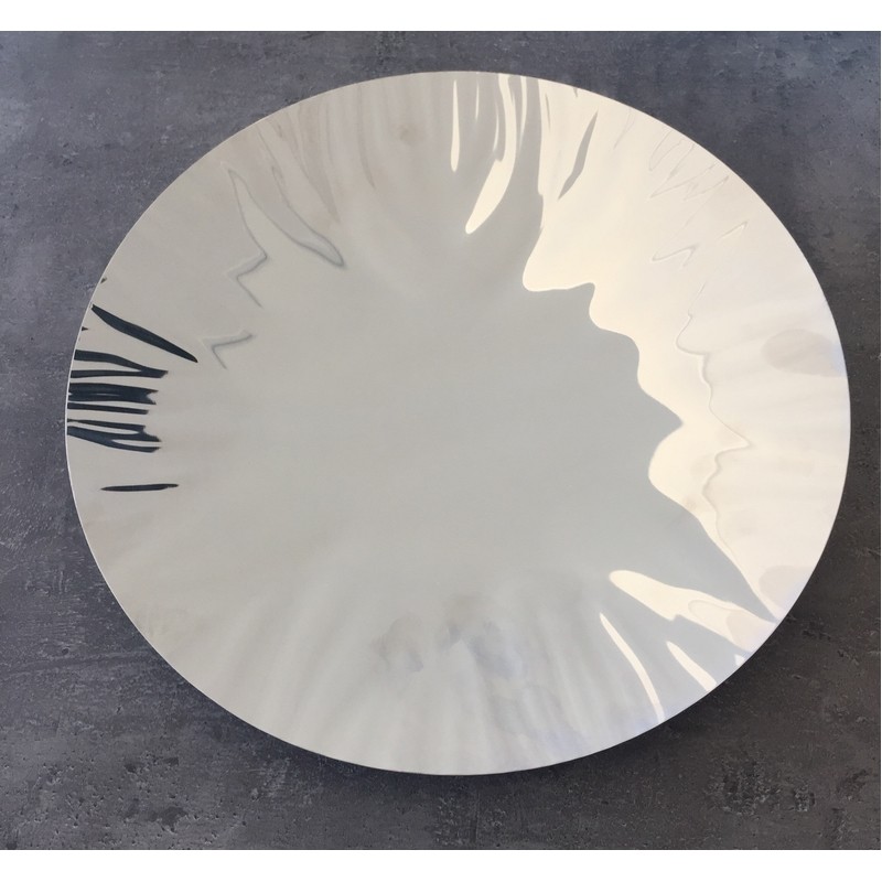 IMPERFETTO PIATTO TONDO 36 CM. IN ACCIAIO INOX 18/10 ABERT