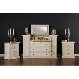 in offerta COMO' LEGNO RIBALTA LACCATO AVORIO ANTICATOBIANCO X CAMERA DA LETTO