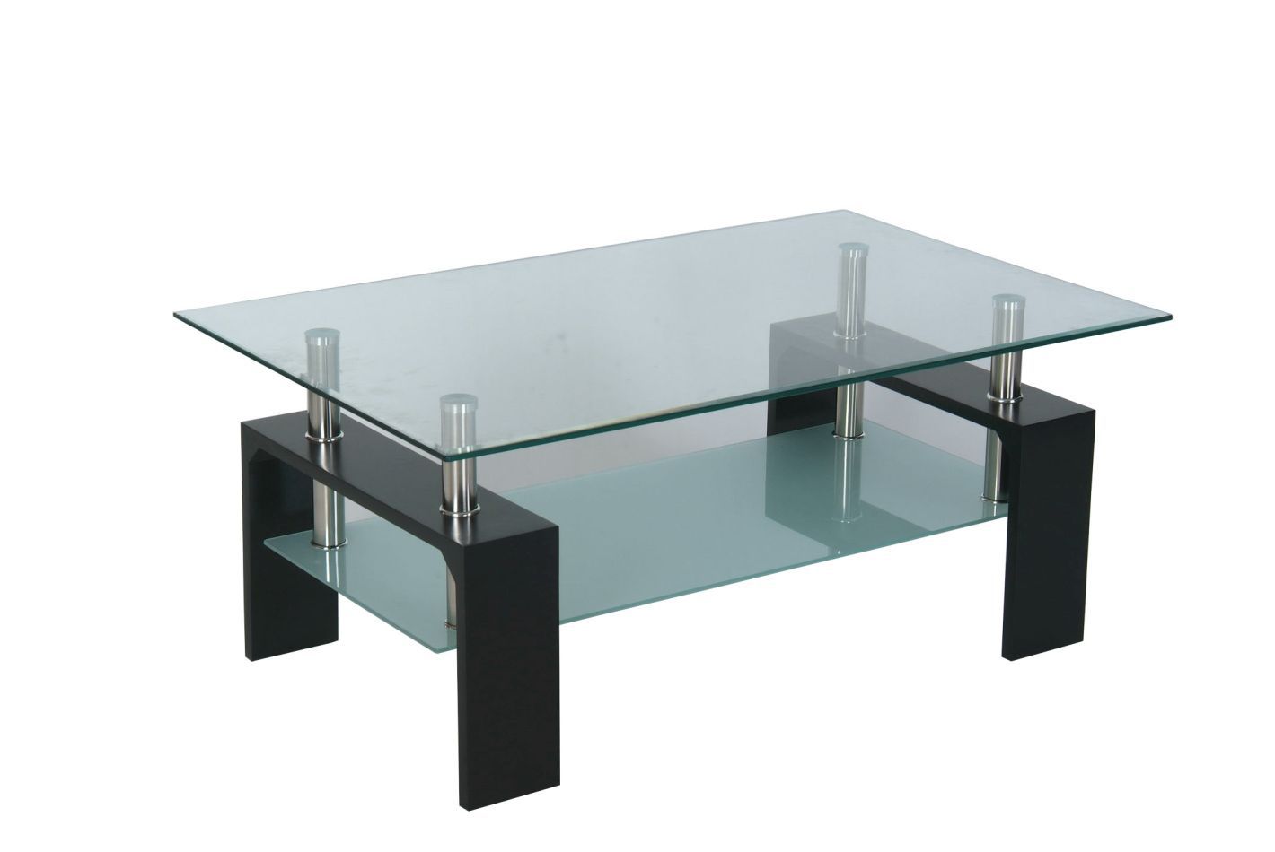 Tavolino Dakoro 70, colore: nero - Dimensioni: 45 x 100 x 63 cm (A x L x P)