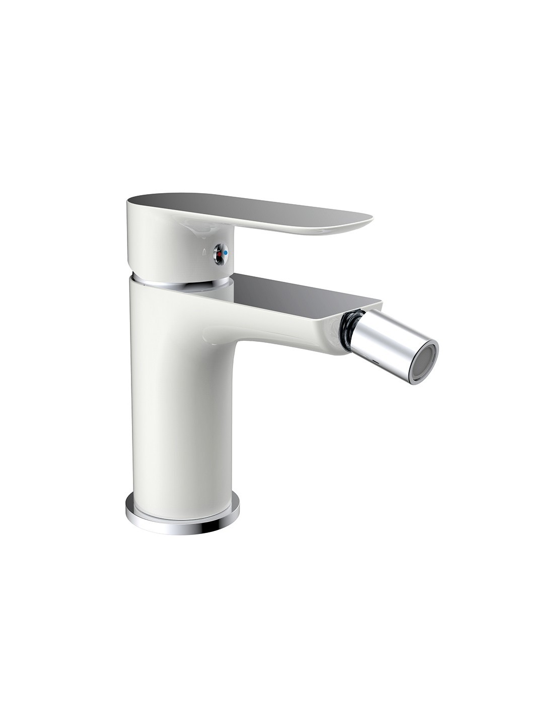 Io Rubinetteria by GME - Cassio miscelatore bidet Bianco/cromo - 3065
