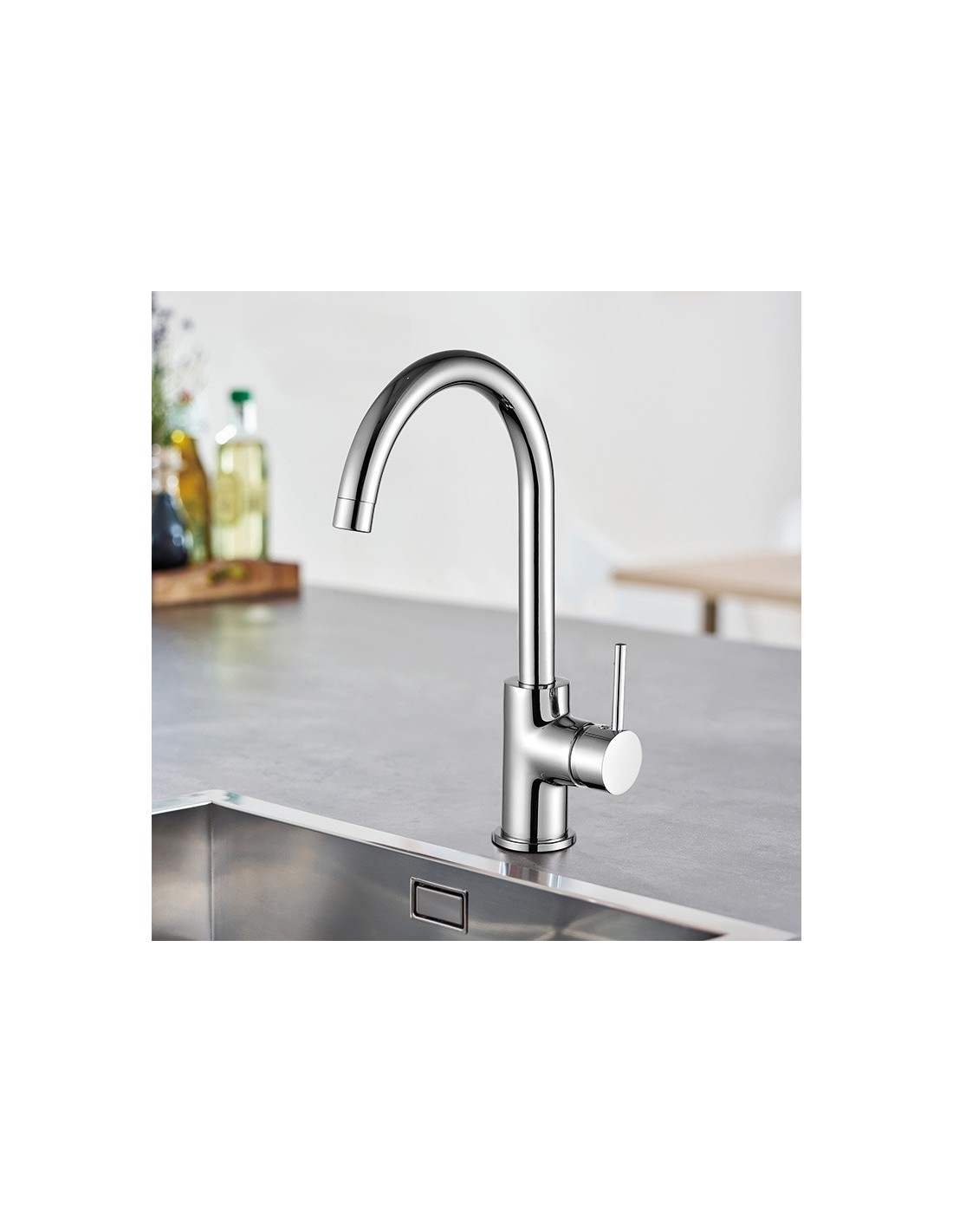 Io Rubinetteria by GME - Round miscelatore Cucina - 3142