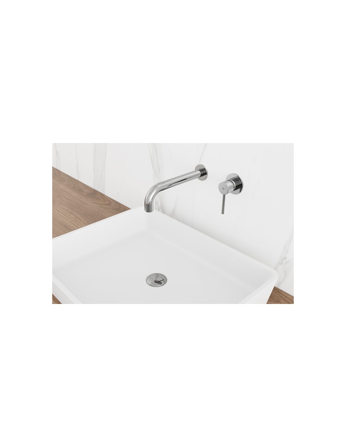 Io Rubinetteria by GME - Sirio miscelatore lavabo a parete - 3190