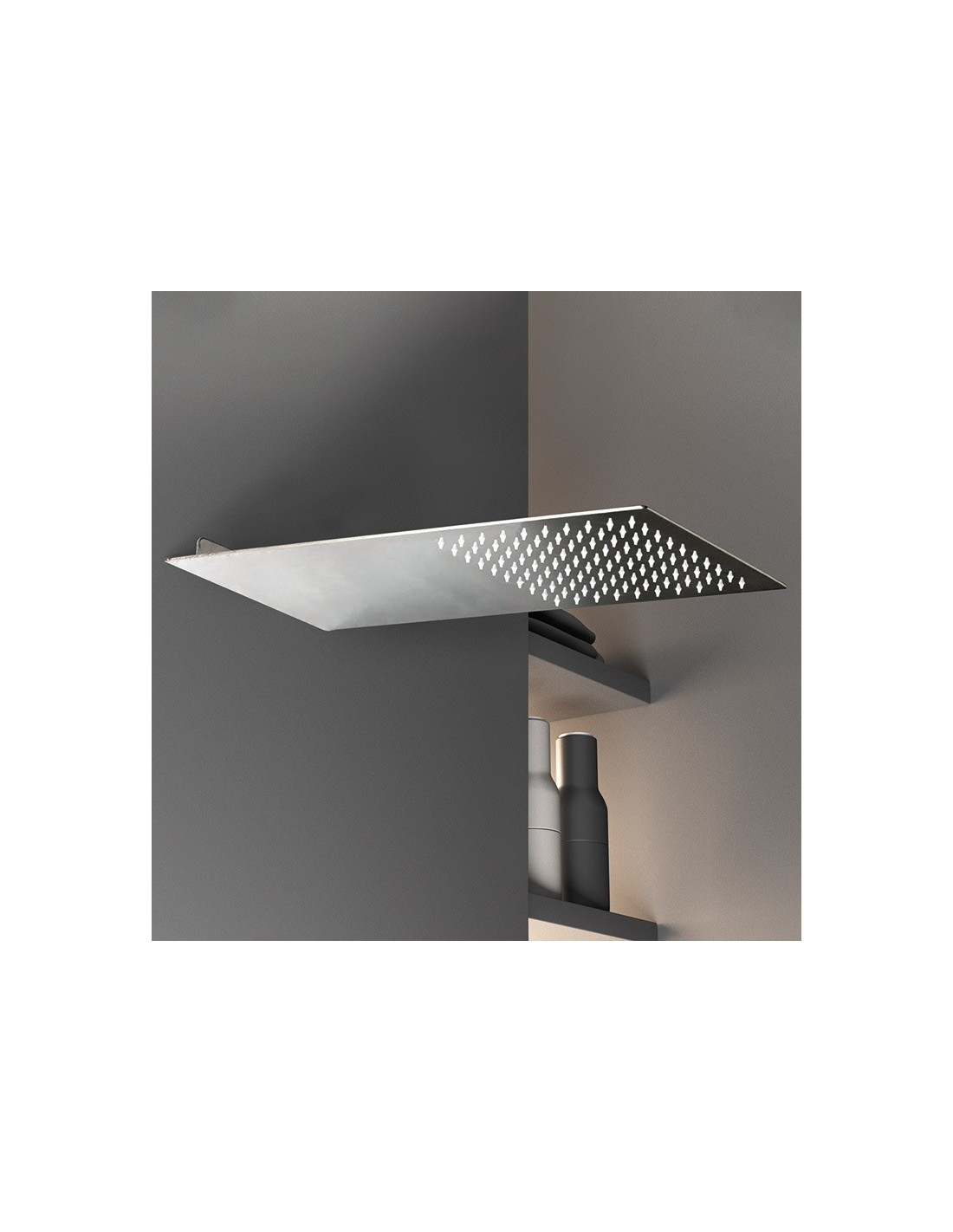 Io Rubinetteria by GME - Soffione in inox ultrapiatto getto a pioggia