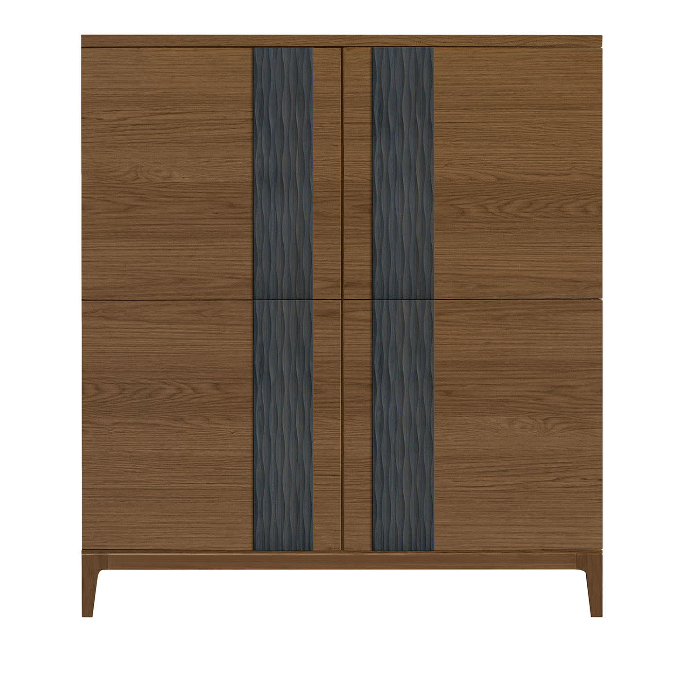 Mobile Wave Stripe color caffè scuro