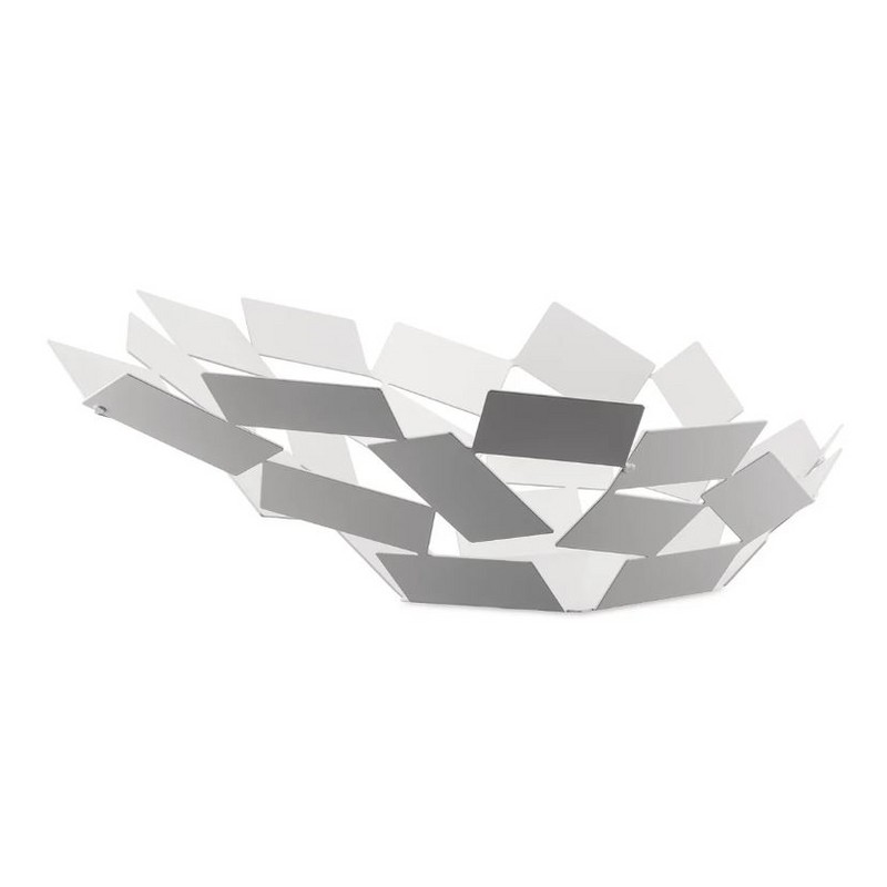 LA STANZA DELLO SCIROCCO CENTROTAVOLA ACCIAIO 18/10 BIANCO ALESS