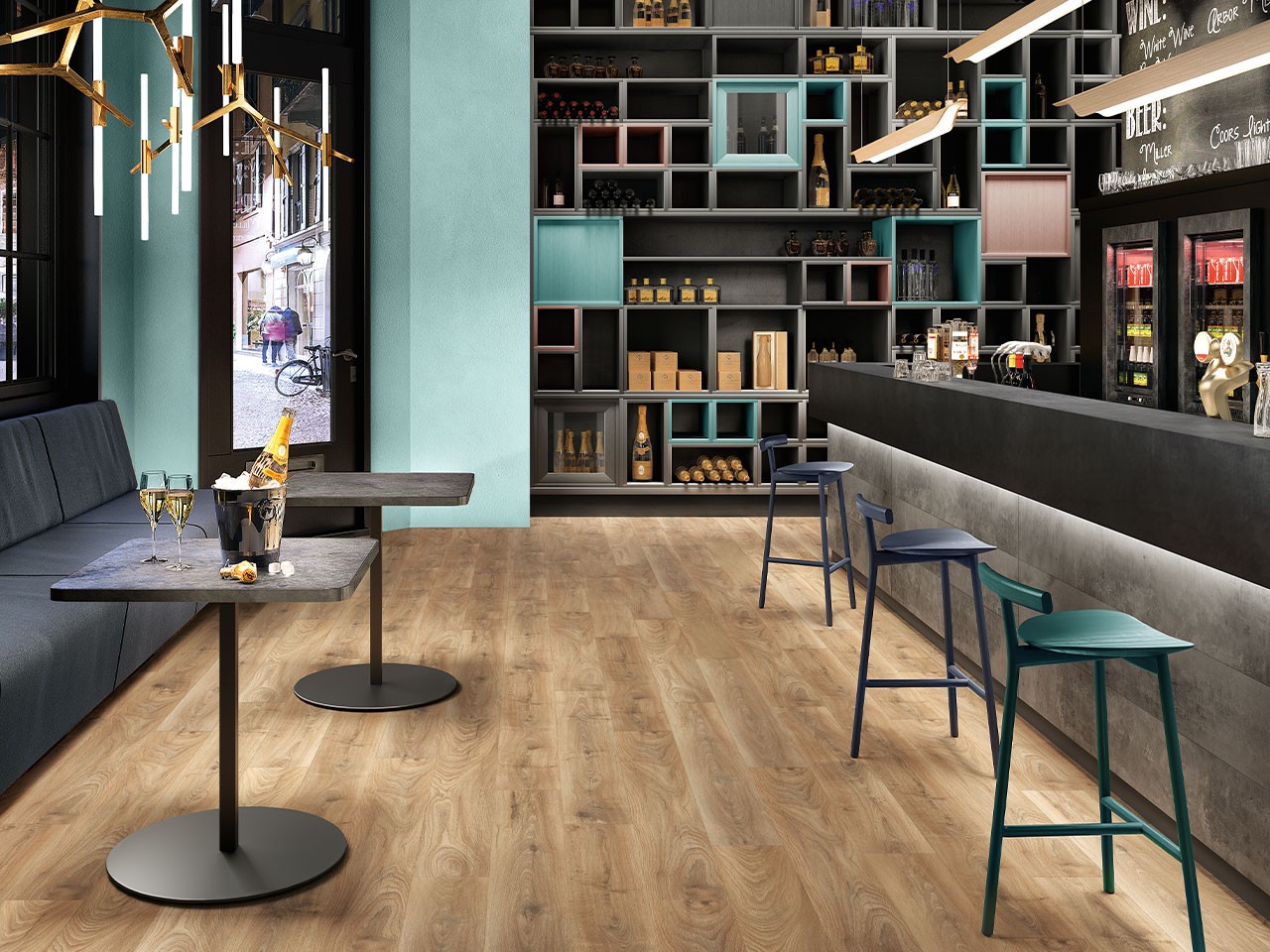 Pavimento Laminato Historic Oak Effetto Rovere AC4-75639