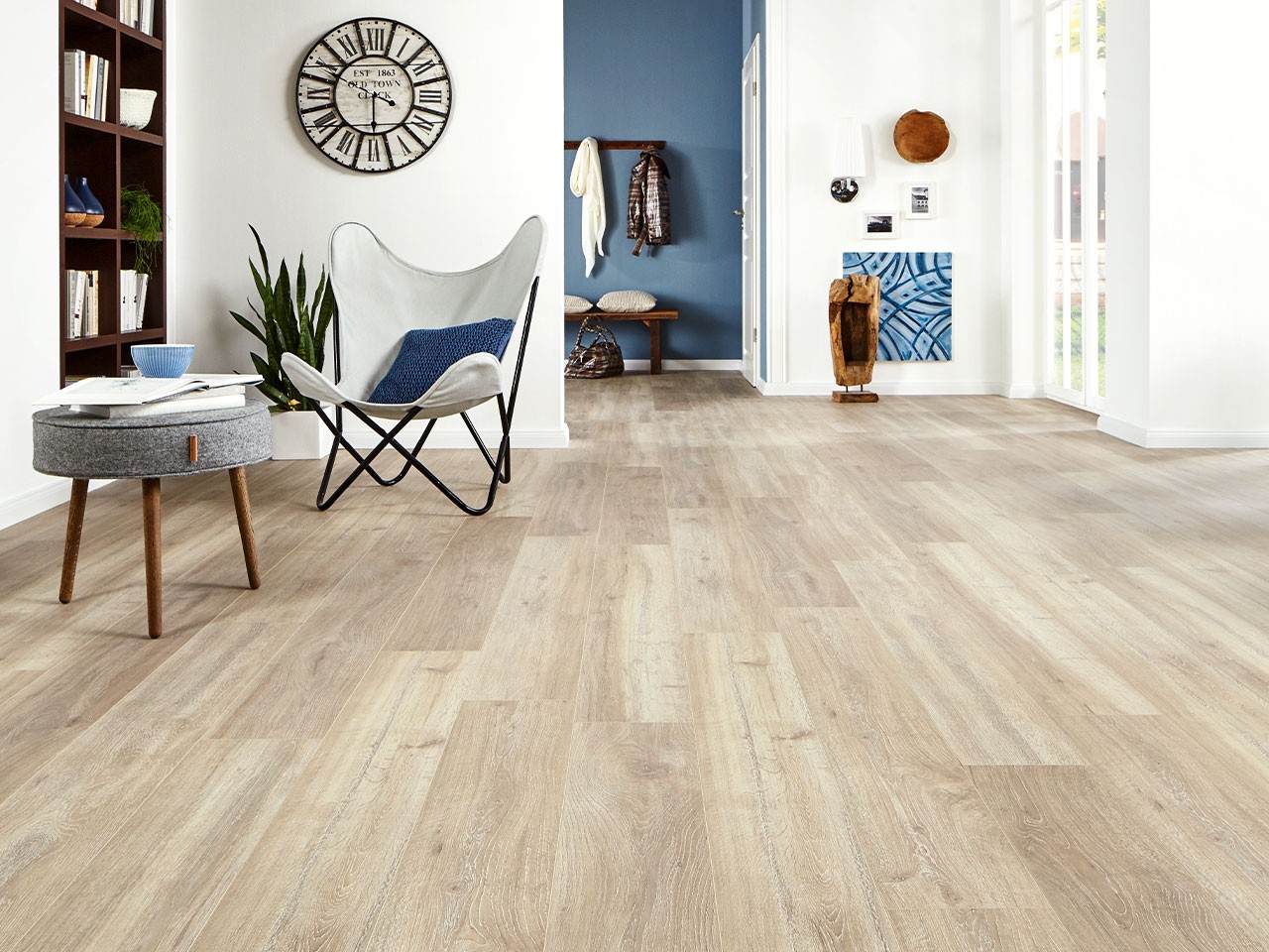 Pavimento Laminato Khaki Oak Effetto Rovere Sabbia Ac4-78339