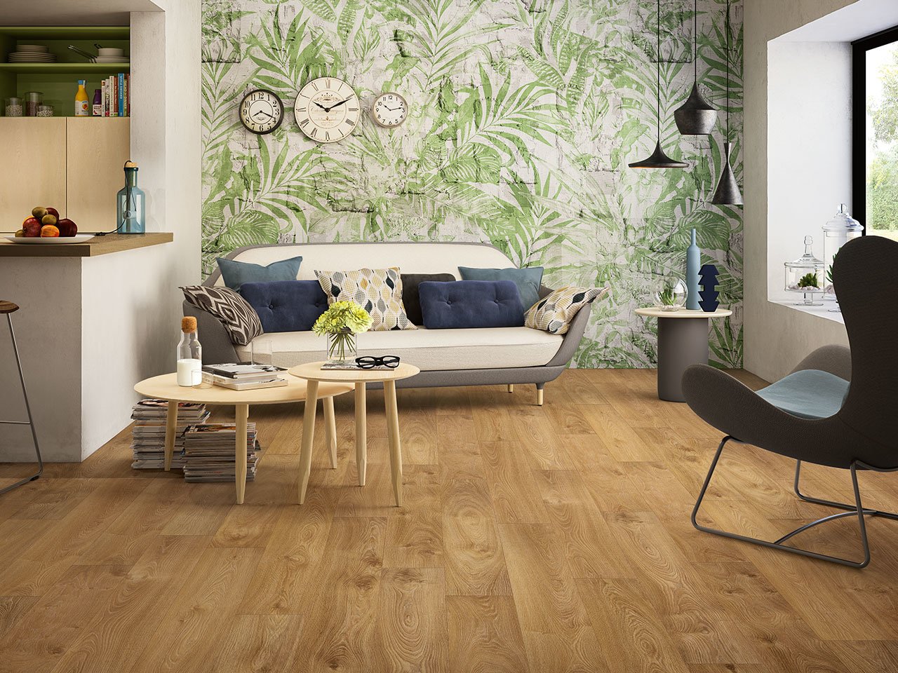Pavimento Laminato Synchrome Zermatt Natura Legno Naturale Ac4-67474