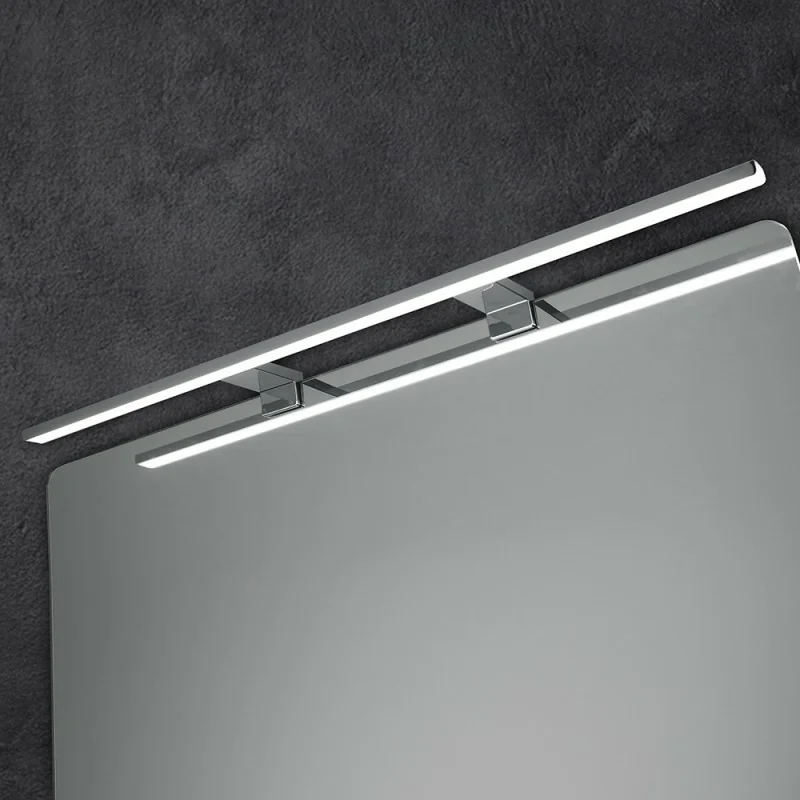 Lampada LED per specchio 75 cm luce naturale e doppia installazione