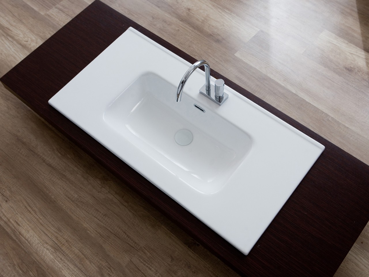 Lavabo Incasso Unitop Andy 91X46,5 cm in Ceramica Bianco Lucido-21299
