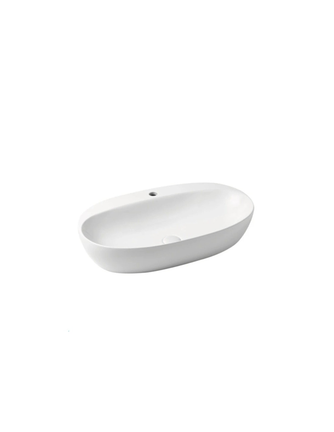 Lavabo collezione Elegance ovale da 70cm con foro - ELLA070420CM
