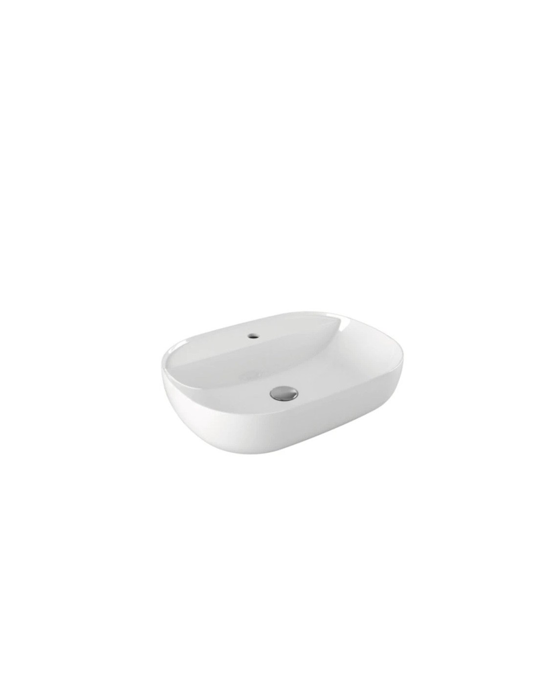 Lavabo collezione Elegance Zip da 60cm con foro- ELLA060450ZM