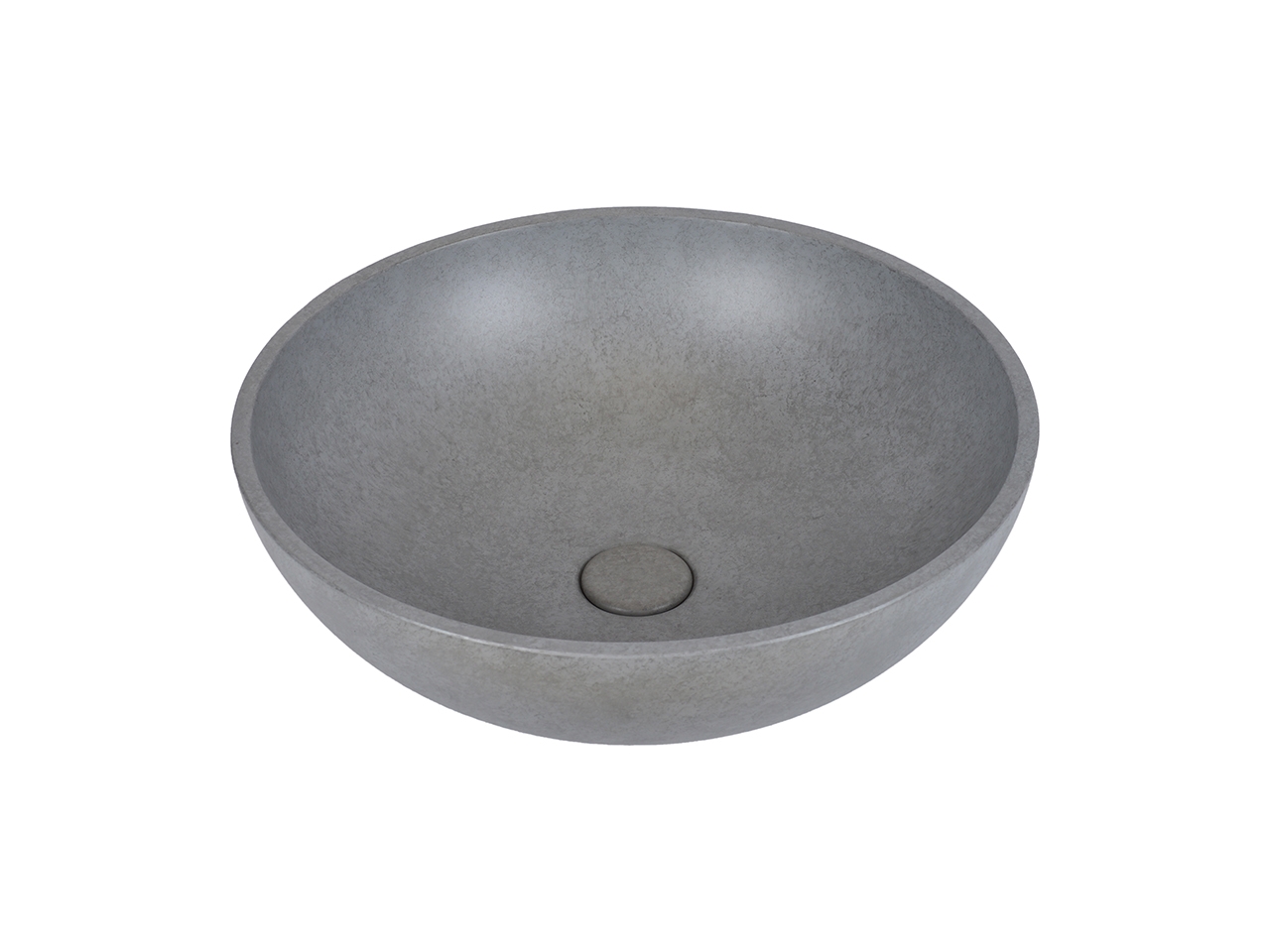 Lavabo da Appoggio Concrete Ø44 H14,5 Cemento-62402