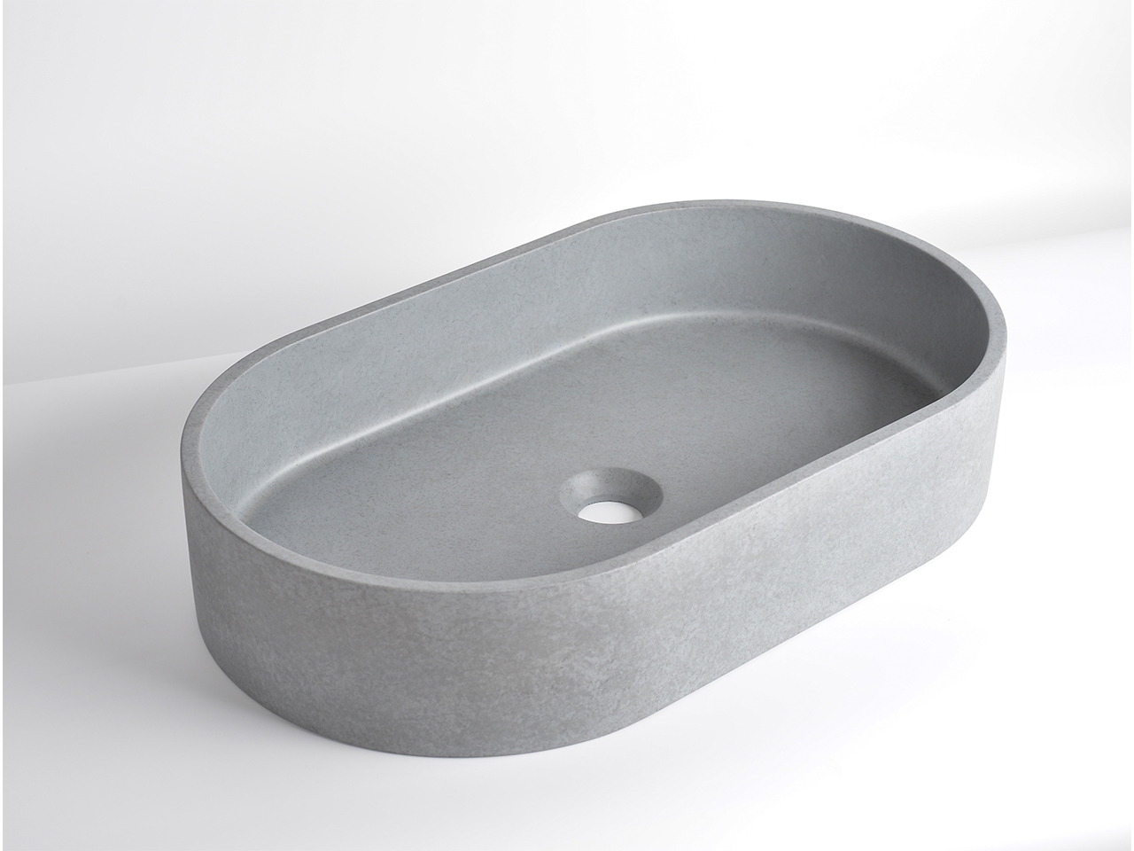 Lavabo da Appoggio Concrete 60x35 H12 Cemento-62405